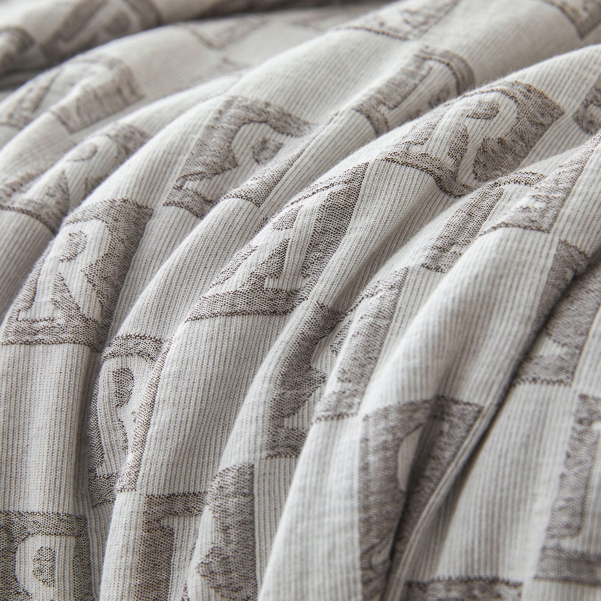 91家纺网 家纺一手货源 找家纺 乐家毛巾被（工厂自产自销） 2026新款全棉色织三层提花夏季大豆纤维被 轻奢R