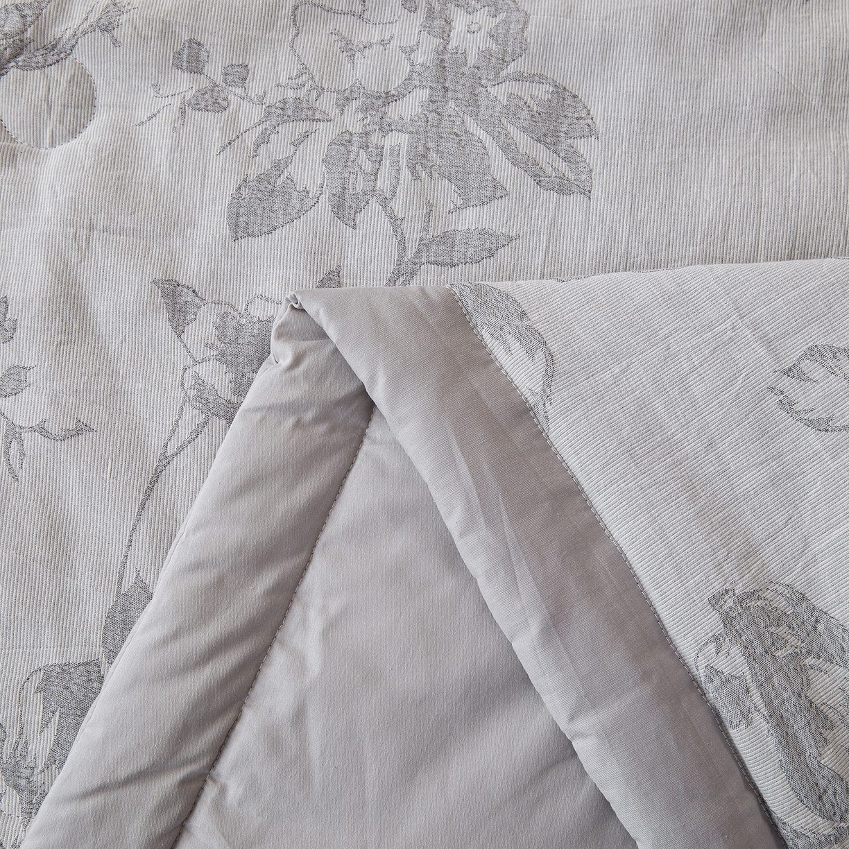 91家纺网 家纺一手货源 找家纺 乐家毛巾被（工厂自产自销） 2026新款全棉色织三层提花夏季大豆纤维被 柔枝