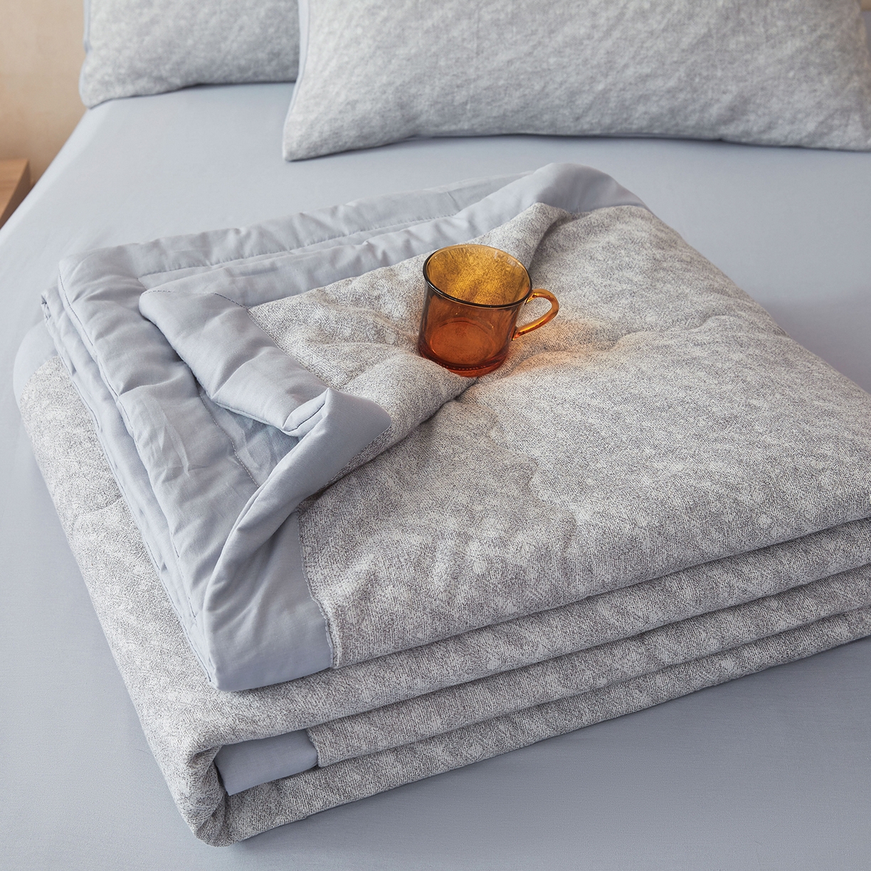 乐家毛巾被（工厂自产自销） 2026新款全棉色织三层提花夏季大豆纤维被 素影繁花