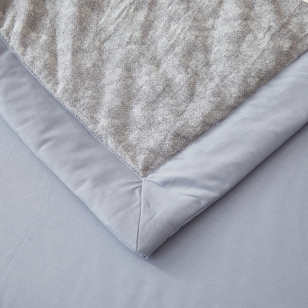 91家纺网 家纺一手货源 找家纺 乐家毛巾被（工厂自产自销） 2026新款全棉色织三层提花夏季大豆纤维被 素影繁花