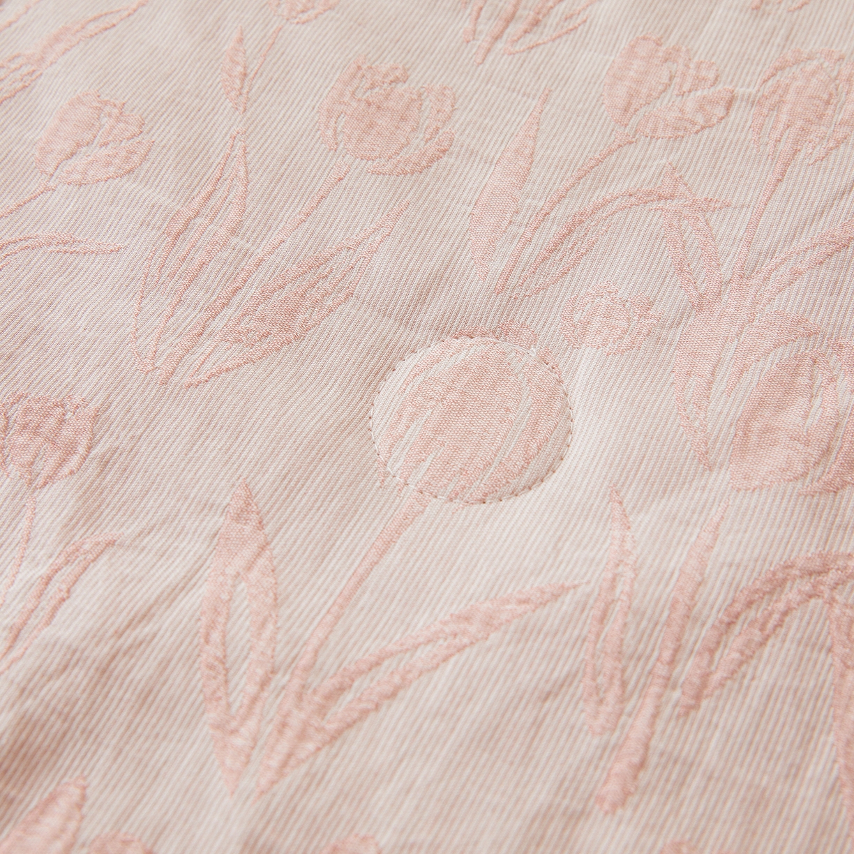 91家纺网 家纺一手货源 找家纺 乐家毛巾被（工厂自产自销） 2026新款全棉色织三层提花夏季大豆纤维被 胭粉