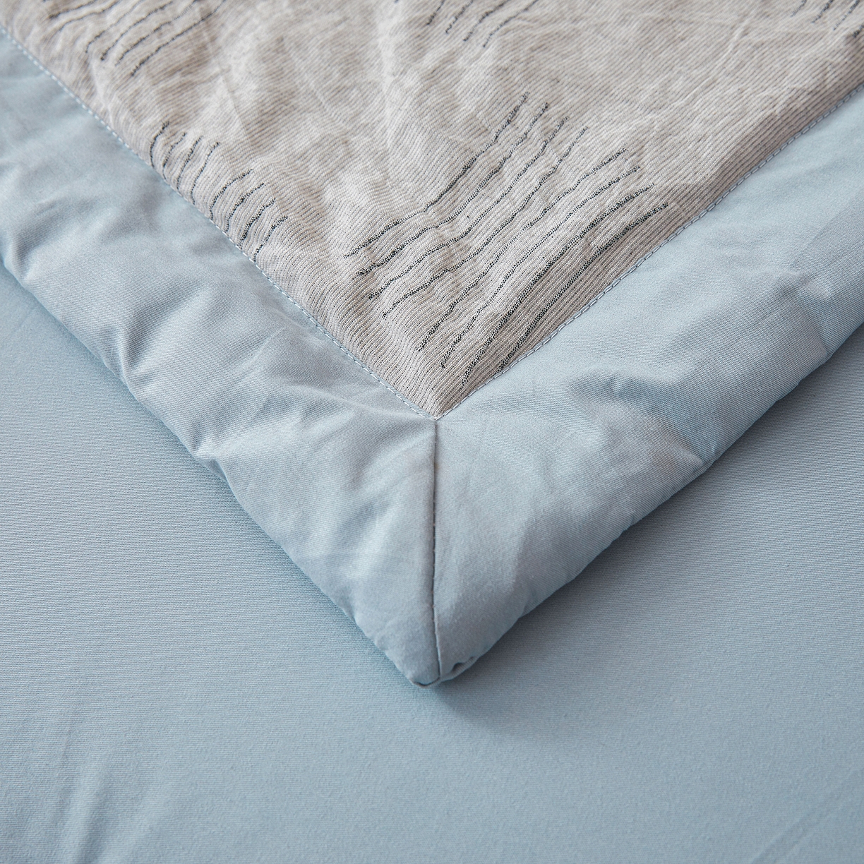 91家纺网 家纺一手货源 找家纺 乐家毛巾被（工厂自产自销） 2026新款全棉色织三层提花夏季大豆纤维被 悠然