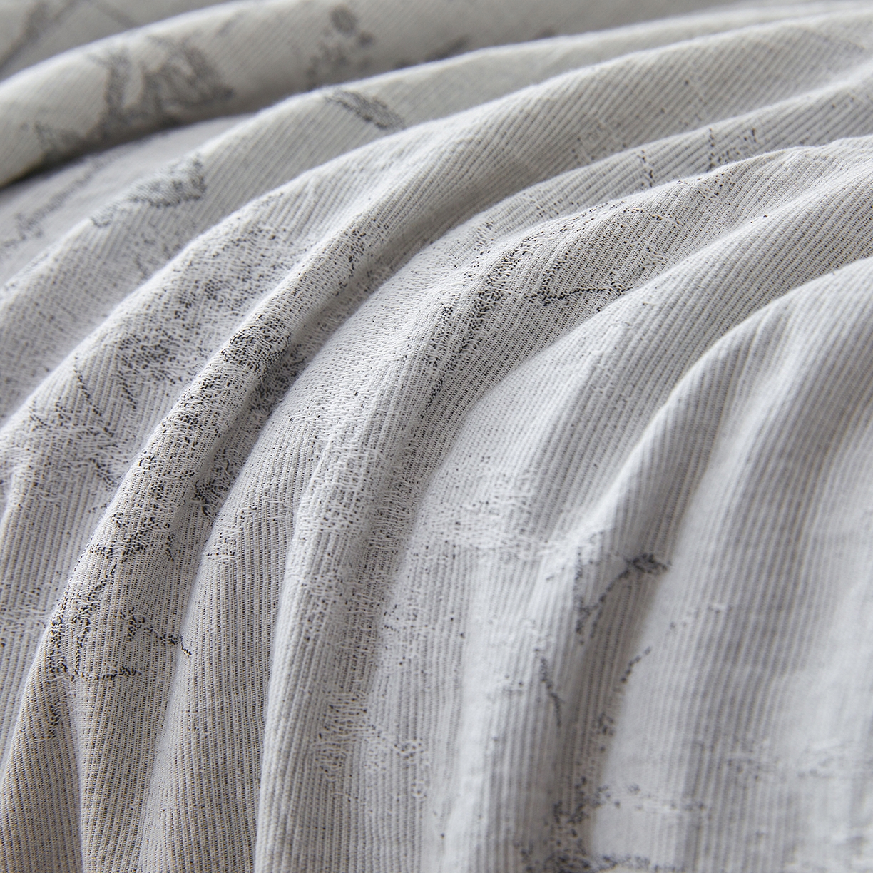 91家纺网 家纺一手货源 找家纺 乐家毛巾被（工厂自产自销） 2026新款全棉色织三层提花夏季大豆纤维被 竹影