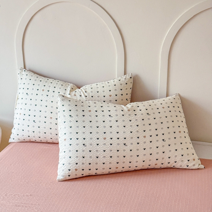 91家纺网 家纺一手货源 找家纺 梦舒阳 2026新款泡芙棉夏被花边款泡芙纱夏凉被四件套空调被带小熊吊牌 幸运