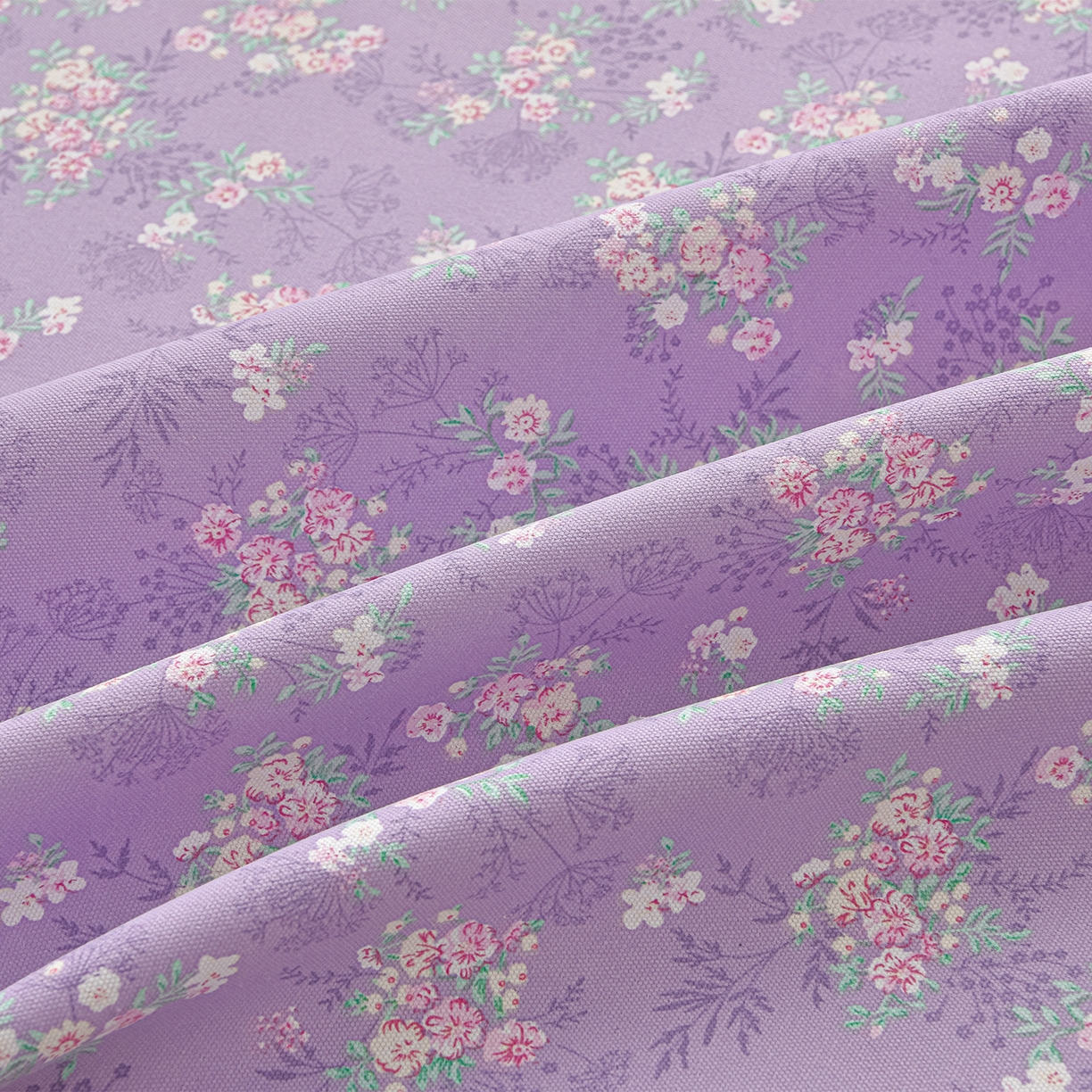 91家纺网 家纺一手货源 找家纺 曼尼 2026新款亲肤舒适原棉老粗布床单凉席三件套 紫罗兰