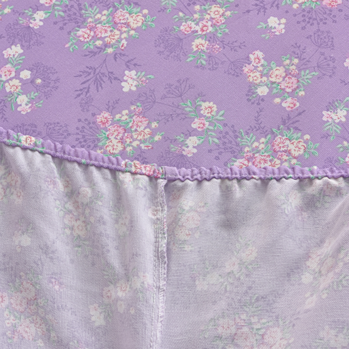 91家纺网 家纺一手货源 找家纺 曼尼 2026新款亲肤舒适原棉老粗布床单凉席三件套 紫罗兰