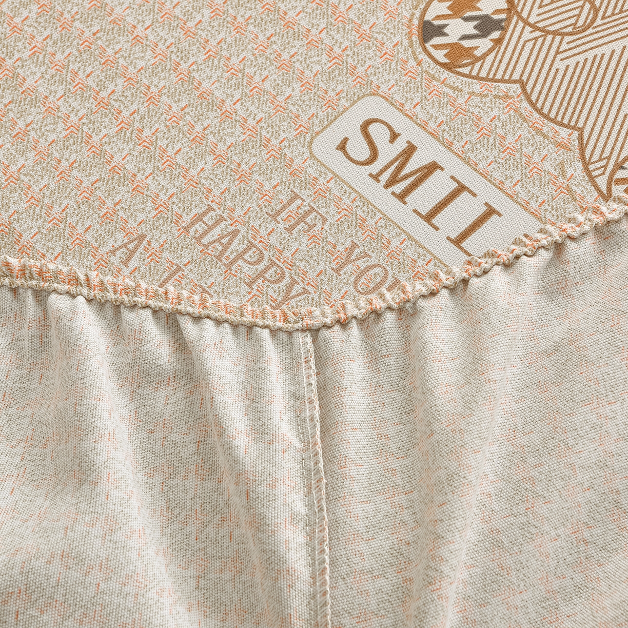 91家纺网 家纺一手货源 找家纺 曼尼 2026新款亲肤舒适原棉老粗布床单凉席三件套 暴力熊