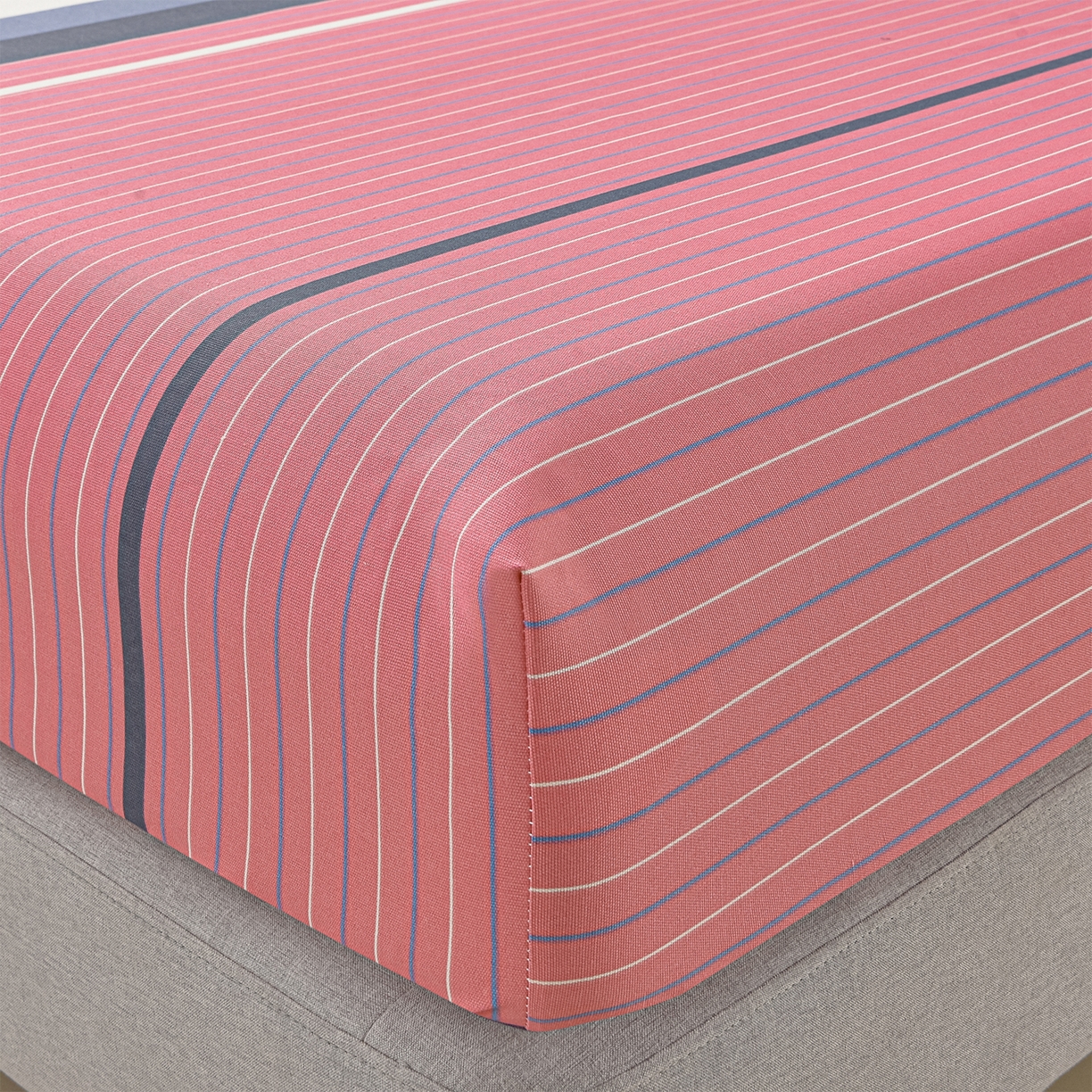 91家纺网 家纺一手货源 找家纺 曼尼 2026新款亲肤舒适原棉老粗布床单凉席三件套 简尚