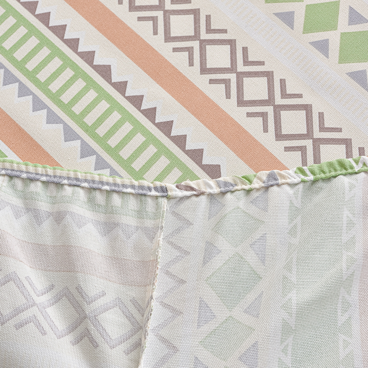 91家纺网 家纺一手货源 找家纺 曼尼 2026新款亲肤舒适原棉老粗布床单凉席三件套 罗马假日