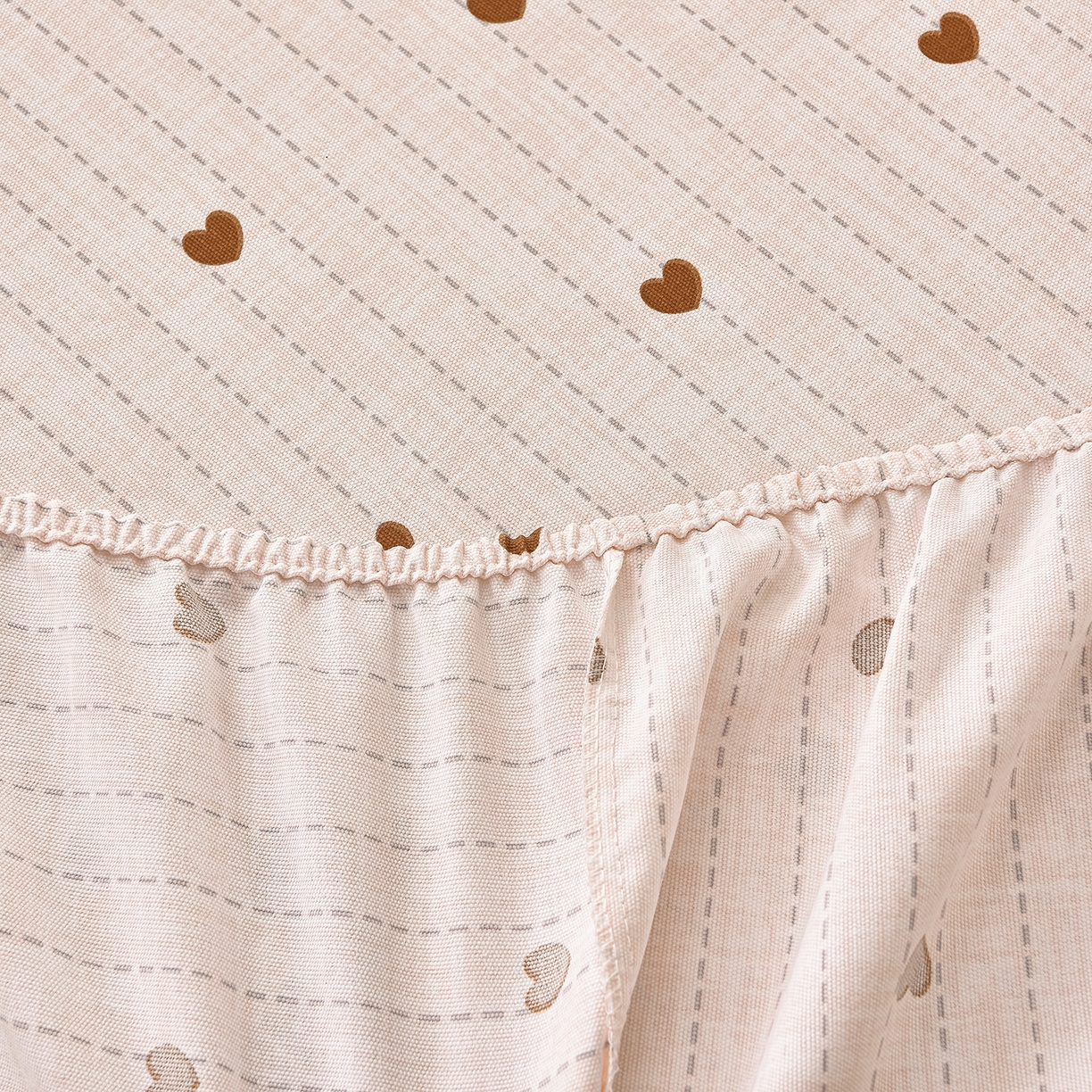 91家纺网 家纺一手货源 找家纺 曼尼 2026新款亲肤舒适原棉老粗布床单凉席三件套 萌萌狗