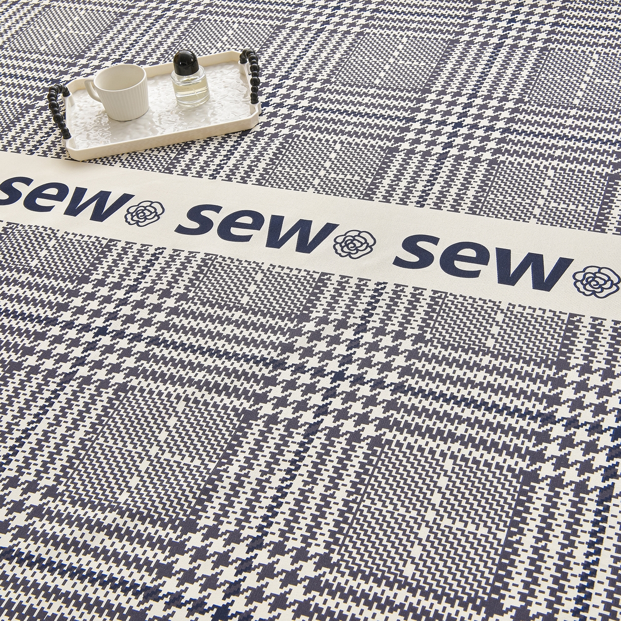 91家纺网 家纺一手货源 找家纺 曼尼 2026新款亲肤舒适原棉老粗布床单凉席三件套 米兰