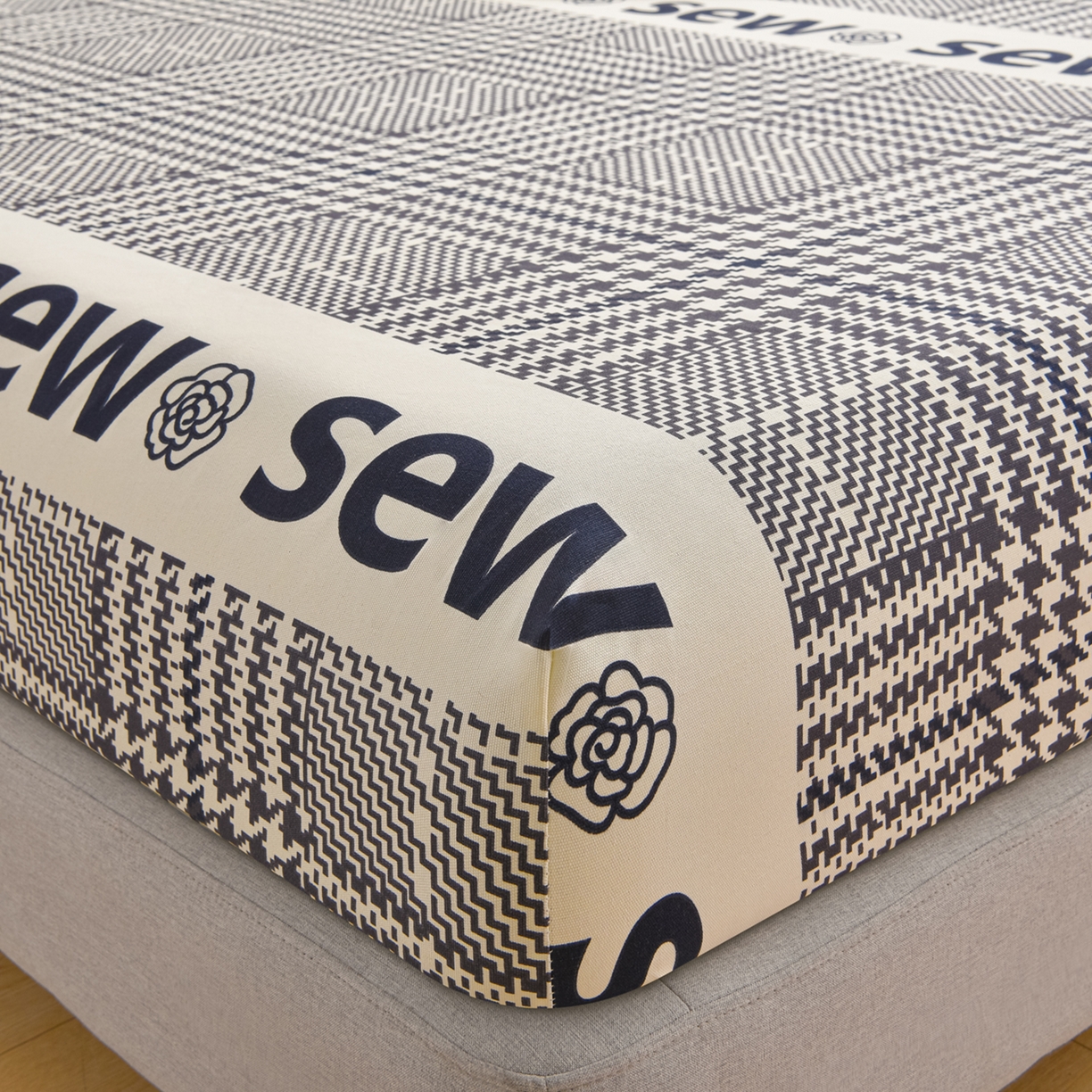 91家纺网 家纺一手货源 找家纺 曼尼 2026新款亲肤舒适原棉老粗布床单凉席三件套 米兰