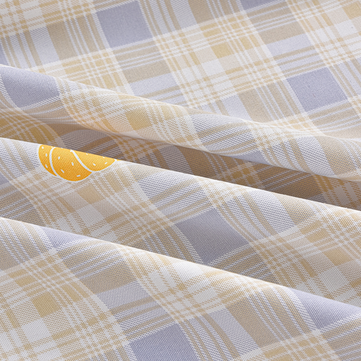 91家纺网 家纺一手货源 找家纺 曼尼 2026新款亲肤舒适原棉老粗布床单凉席三件套 小南瓜