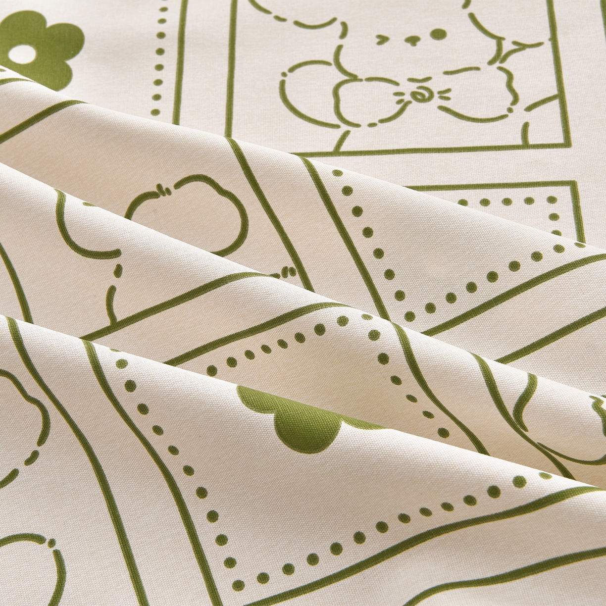 91家纺网 家纺一手货源 找家纺 曼尼 2026新款亲肤舒适原棉老粗布床单凉席三件套 幸运狗