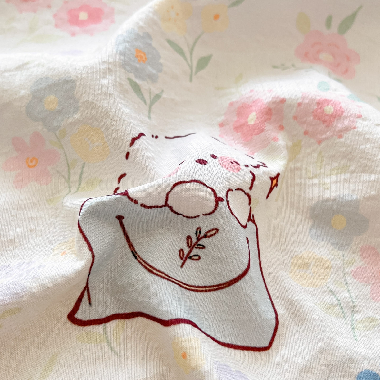 91家纺网 家纺一手货源 找家纺 （总）川悦生活 2026春夏新款双层纱皱皱纱单床笠床笠单件