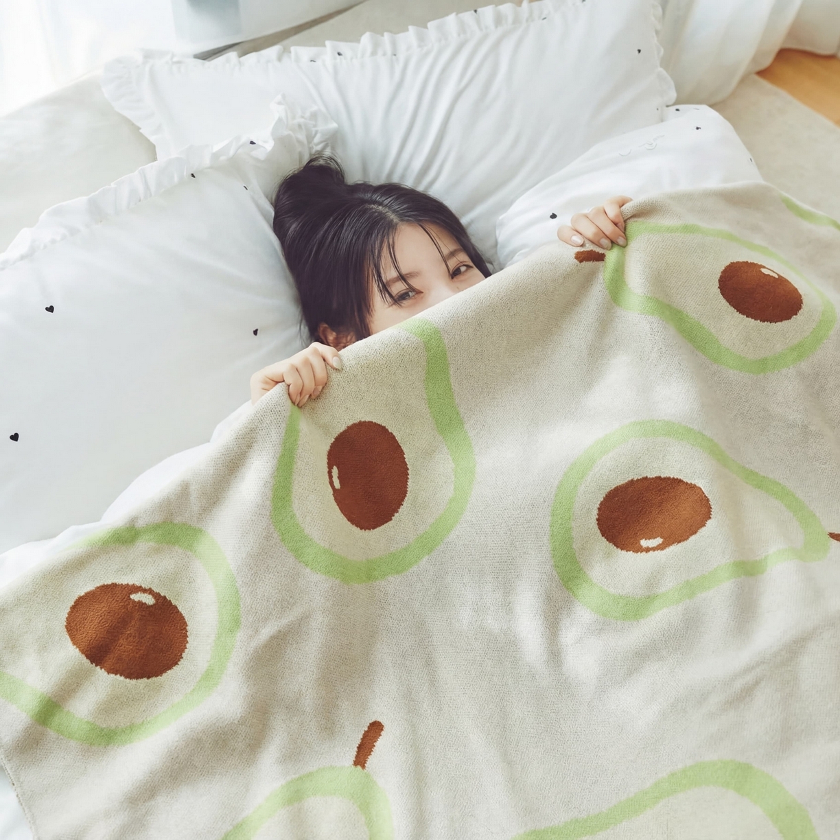 91家纺网 家纺一手货源 找家纺 （总）暖绵绵家纺 2026新款竹纤维牛油果毛毯毯子-艾维卡