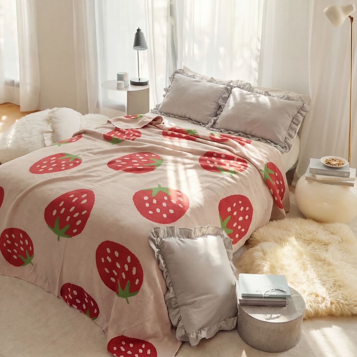 91家纺网 家纺一手货源 找家纺 （总）暖绵绵家纺 2026新款竹浆纤维(天竹)毛毯毯子午睡毯-缇莓