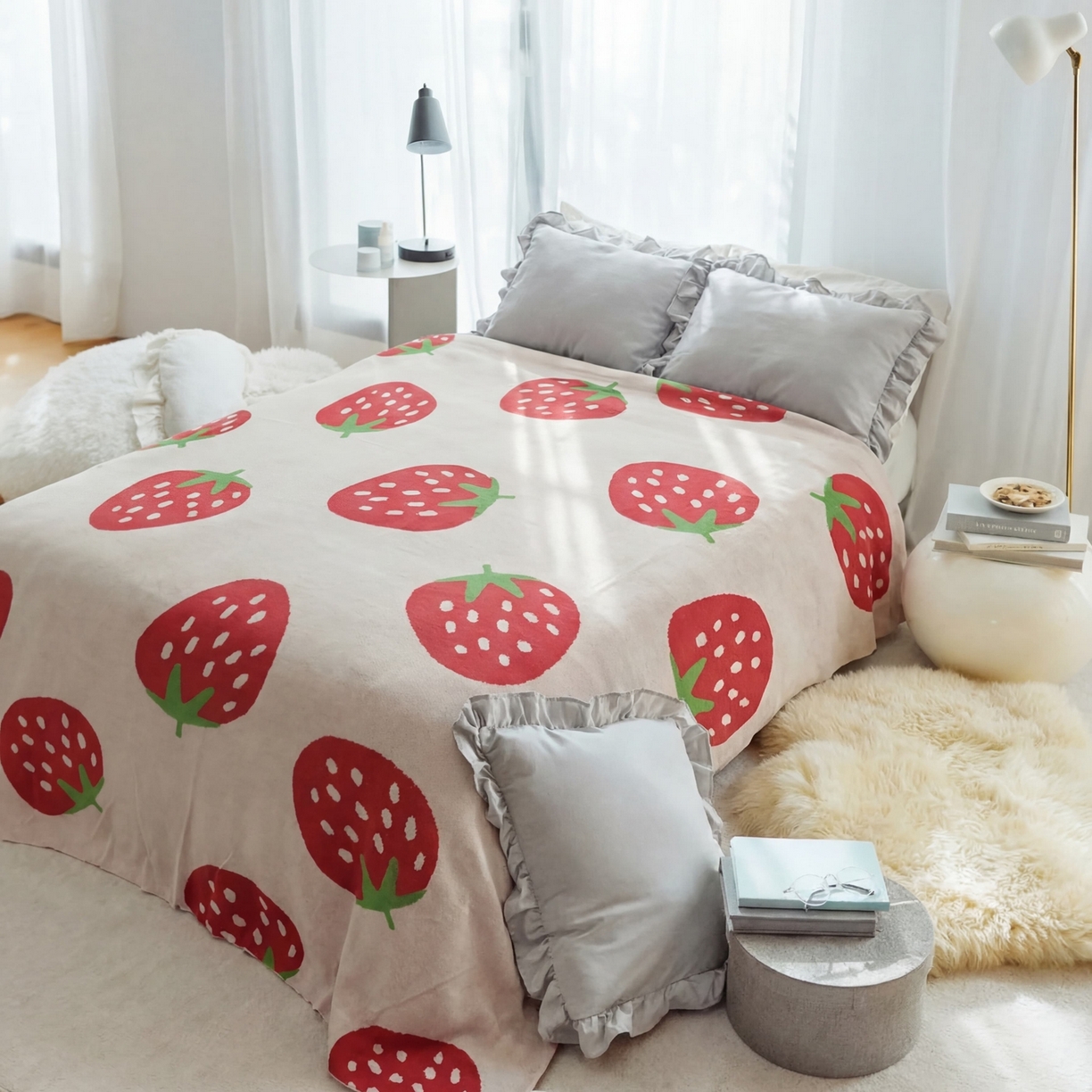 91家纺网 家纺一手货源 找家纺 （总）暖绵绵家纺 2026新款竹浆纤维(天竹)毛毯毯子午睡毯-缇莓