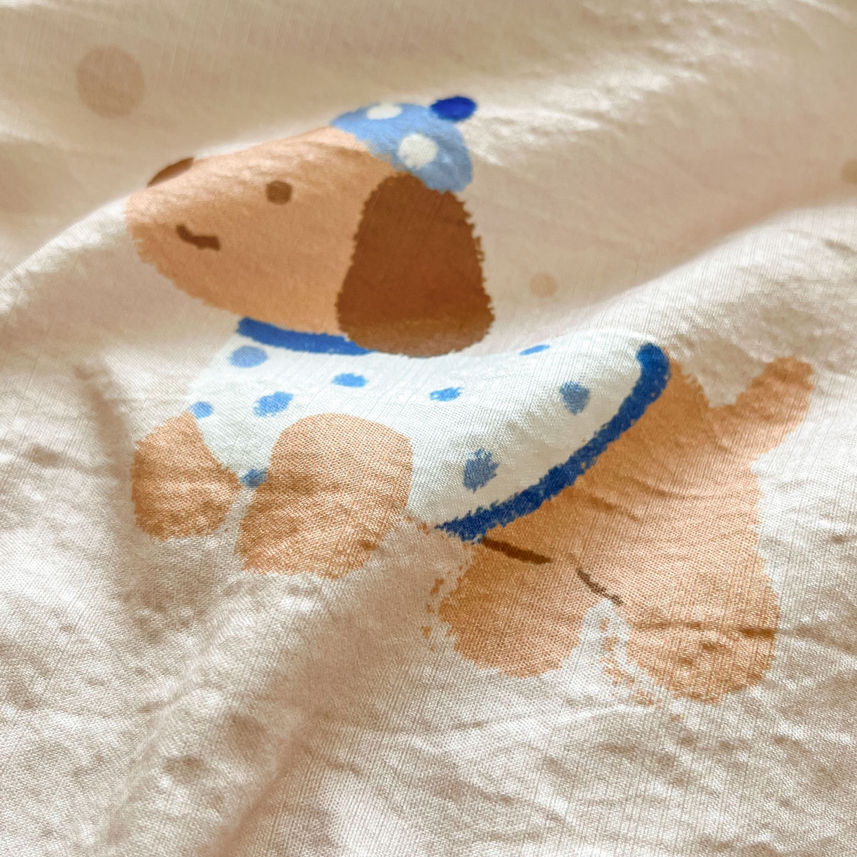 91家纺网 家纺一手货源 找家纺 川悦生活 2026春夏新款双层纱皱皱纱单床笠床笠单件 床笠可乐腊肠