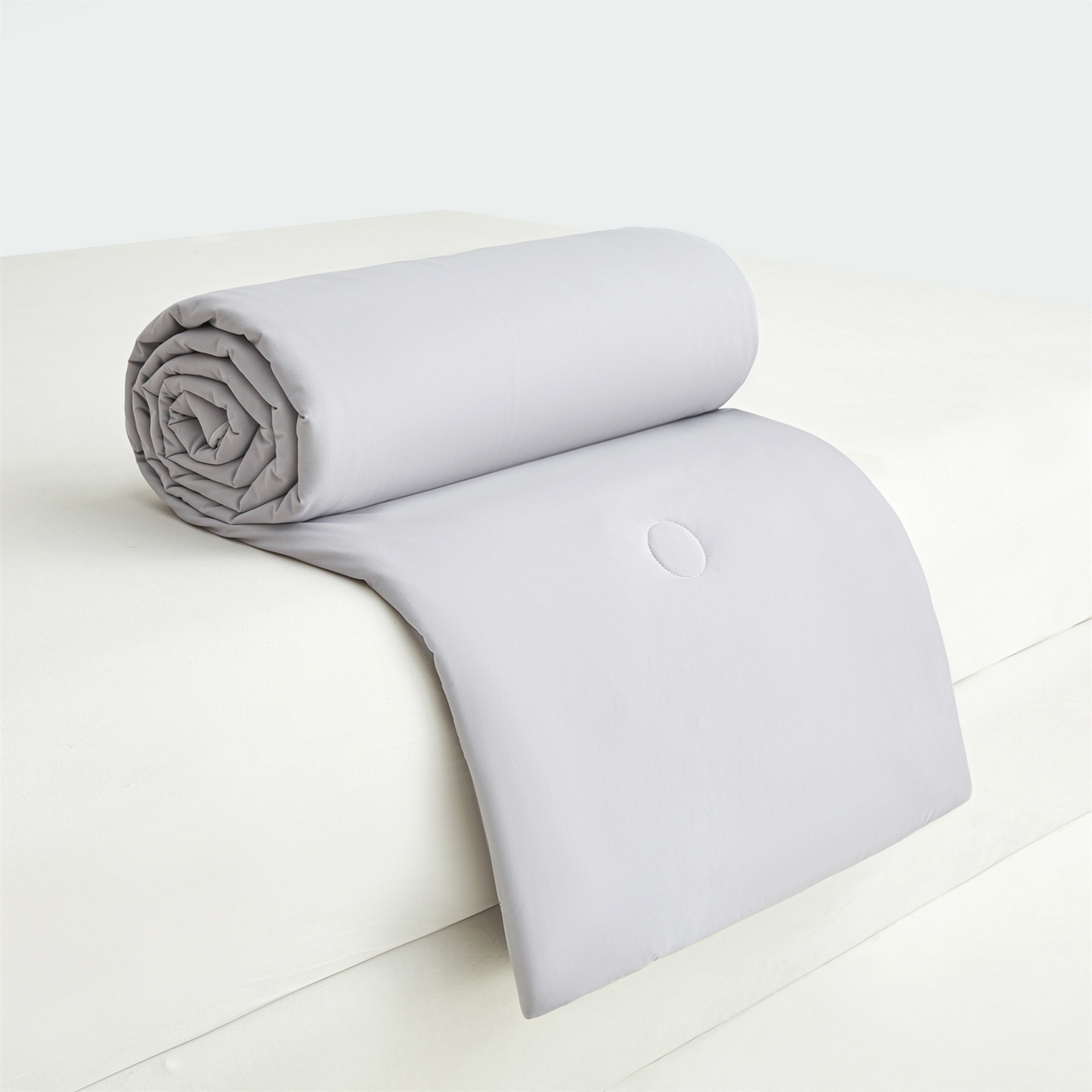 91家纺网 家纺一手货源 找家纺 仁凯家纺 2026新款双面凉感丝夏被凉感被子夏凉被空调被 雾松灰