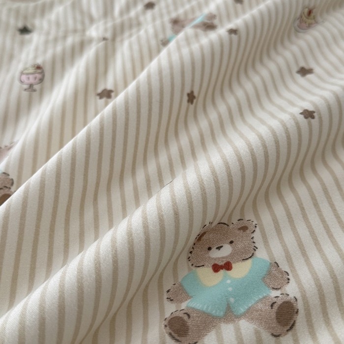 91家纺网 家纺一手货源 找家纺 HL原创 2026春夏新款针织棉小冰皮双感夏被夏凉被空调被 树莓熊