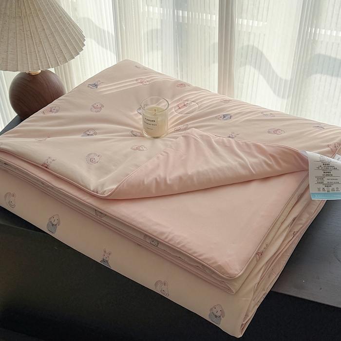 91家纺网 家纺一手货源 找家纺 （总）HL原创 2026春夏新款双面小冰皮夏被夏凉被空调被