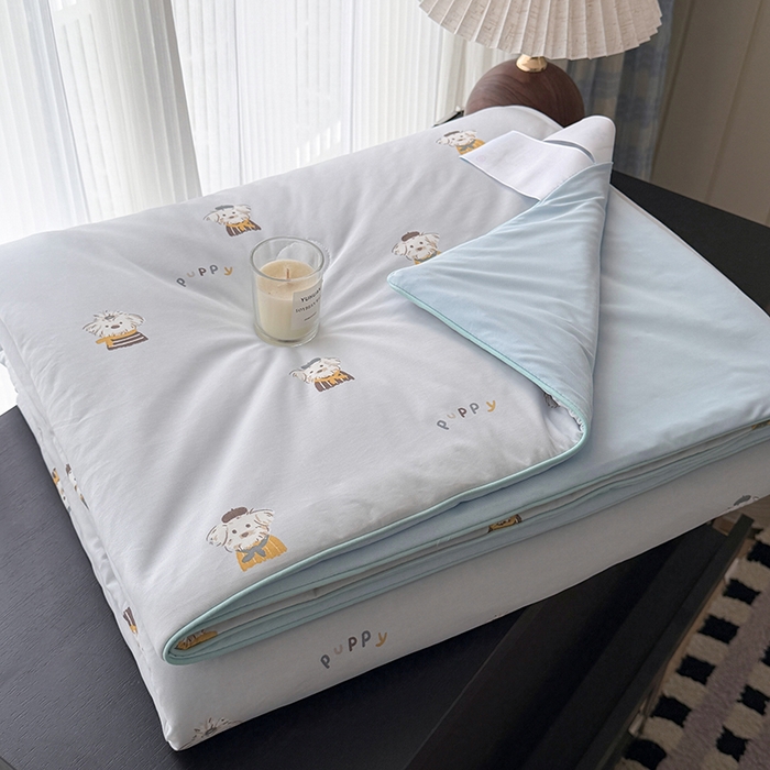 91家纺网 家纺一手货源 找家纺 （总）HL原创 2026春夏新款双面小冰皮夏被夏凉被空调被