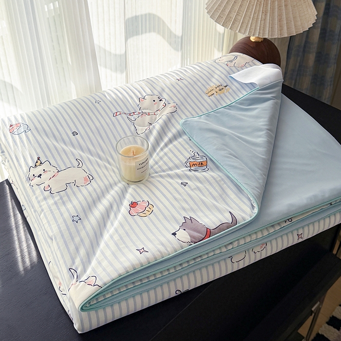 91家纺网 家纺一手货源 找家纺 （总）HL原创 2026春夏新款双面小冰皮夏被夏凉被空调被