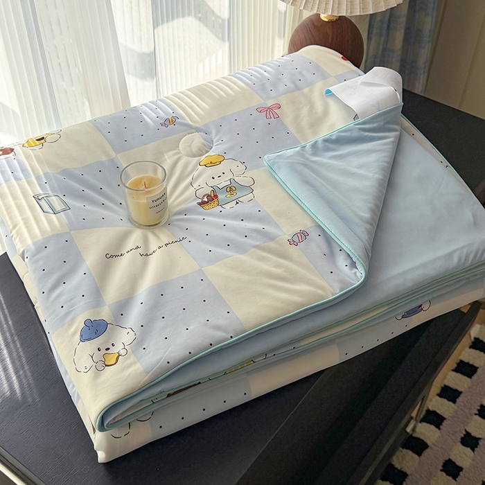 HL原创 2026春夏新款双面小冰皮夏被夏凉被空调被 小雪糕