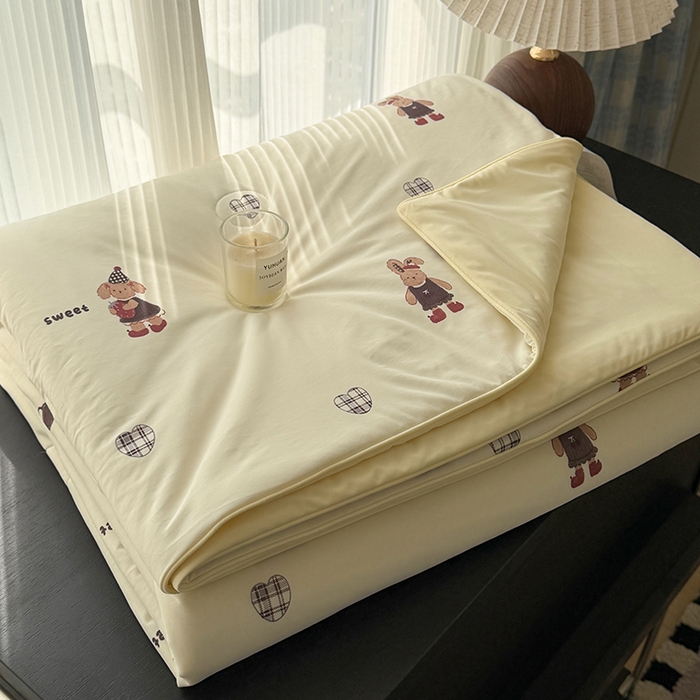 HL原创 2026春夏新款双面小冰皮夏被夏凉被空调被 菲菲兔