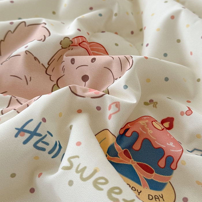 91家纺网 家纺一手货源 找家纺 HL原创 2026春夏新款双面小冰皮夏被夏凉被空调被 糖豆豆