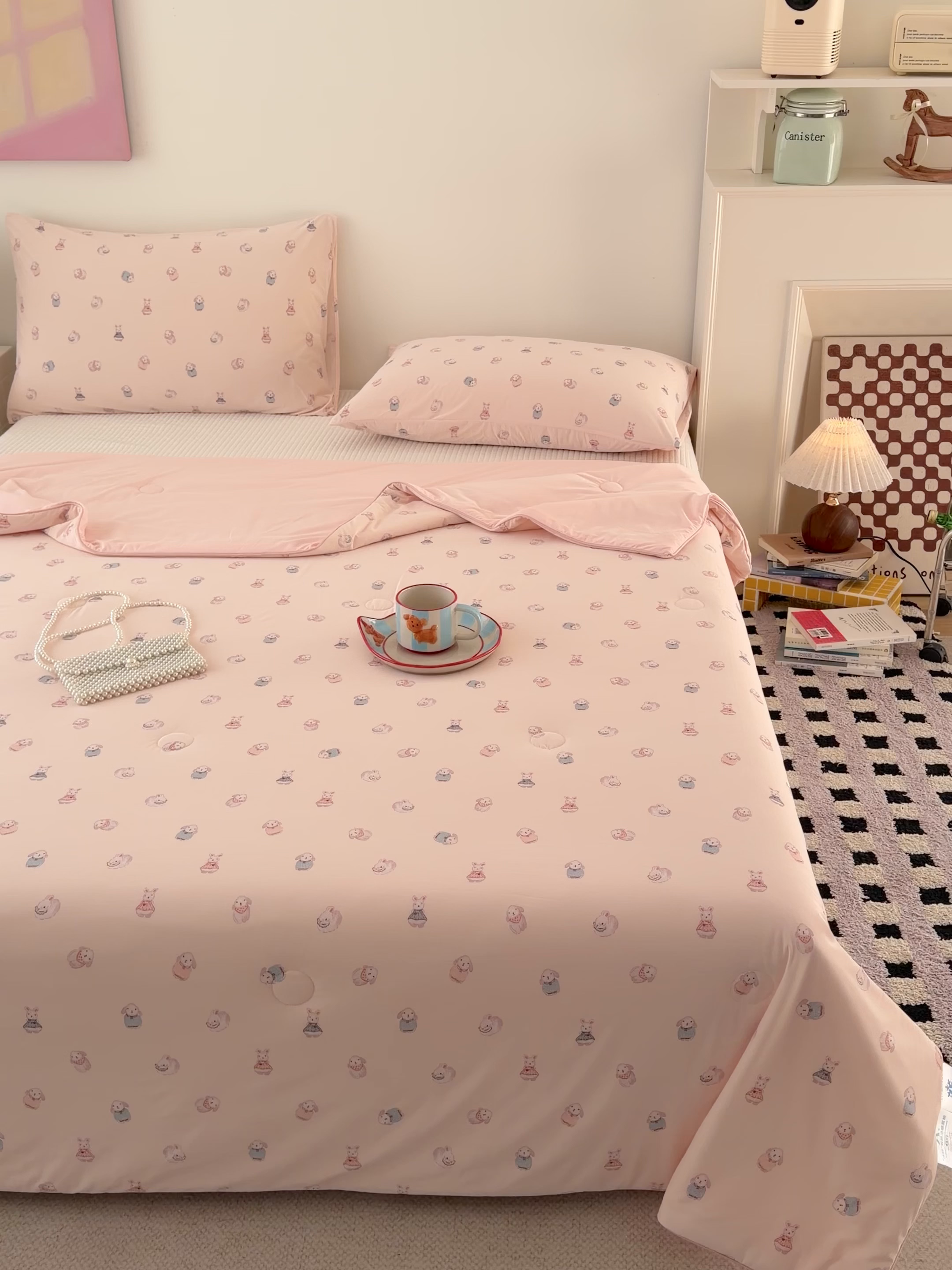 91家纺网 家纺一手货源 找家纺 （总）HL原创 2026春夏新款双面小冰皮夏被夏凉被空调被