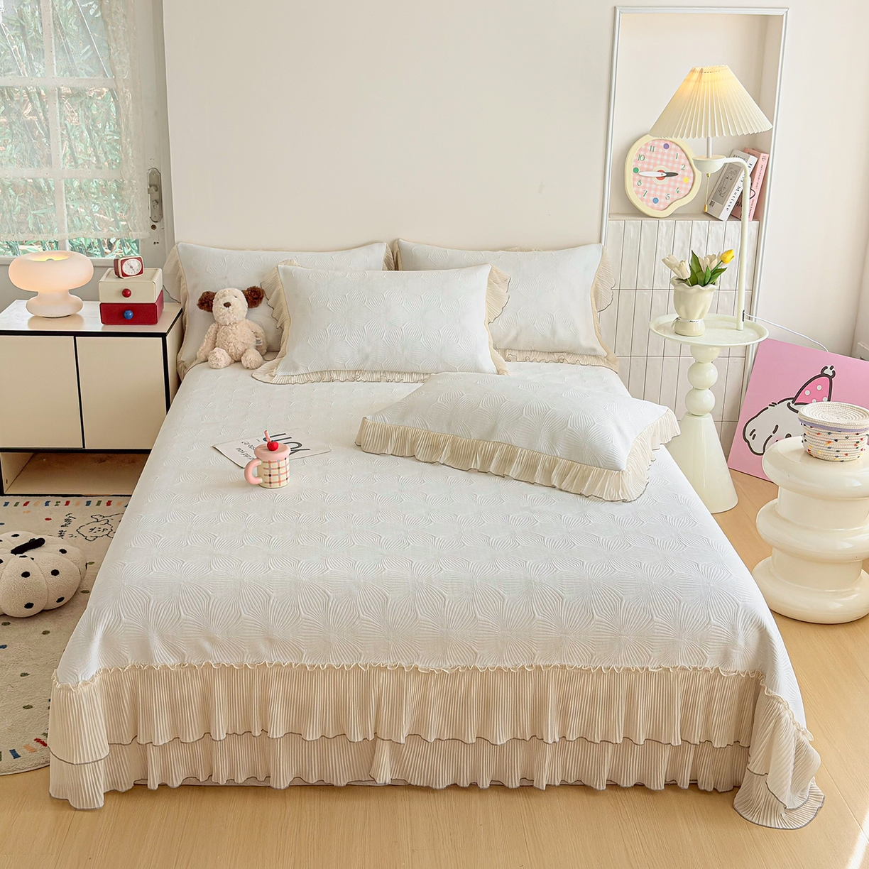 91家纺网 家纺一手货源 找家纺 （总）锦格家纺 2026新款凉感丝网纱凉席席子