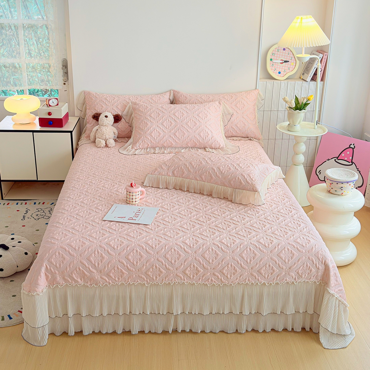 91家纺网 家纺一手货源 找家纺 （总）锦格家纺 2026新款凉感丝网纱凉席席子