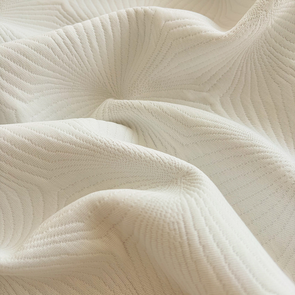 91家纺网 家纺一手货源 找家纺 锦格家纺 2026新款凉感丝网纱凉席席子 轻梦瑶-奶昔白