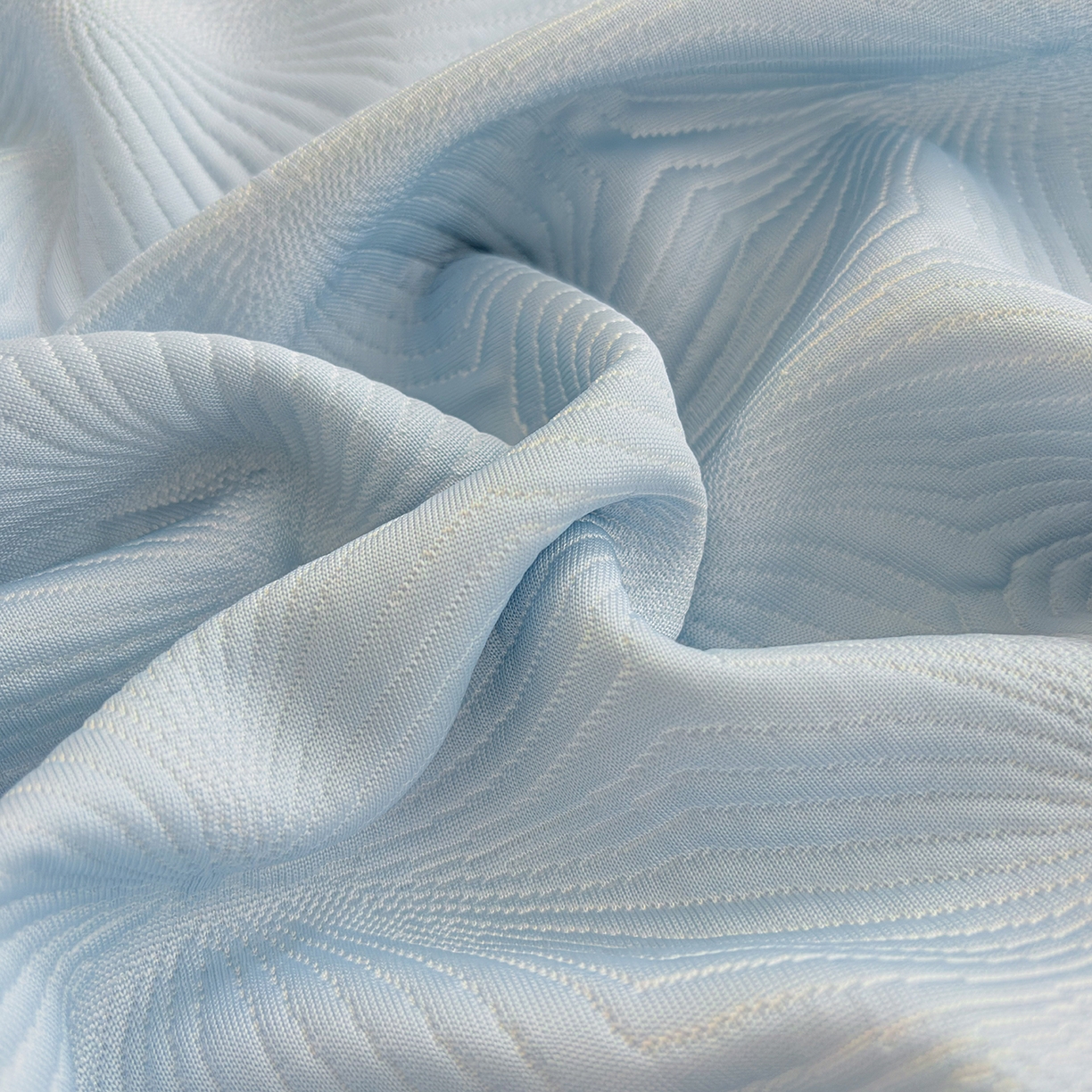 91家纺网 家纺一手货源 找家纺 锦格家纺 2026新款凉感丝网纱凉席席子 轻梦瑶-天空蓝