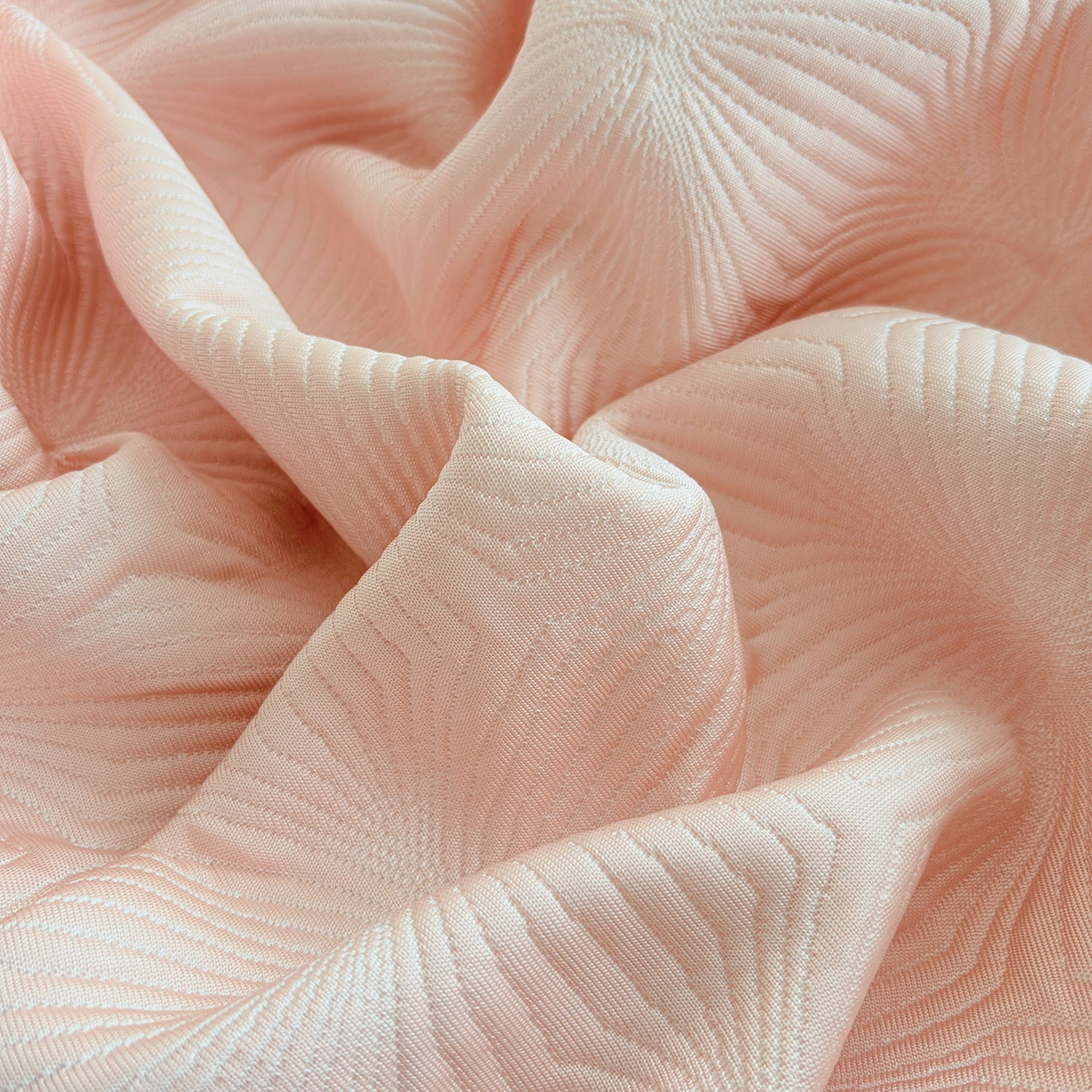 91家纺网 家纺一手货源 找家纺 锦格家纺 2026新款凉感丝网纱凉席夏被夏凉被空调被四件套 轻梦瑶-柔雾粉