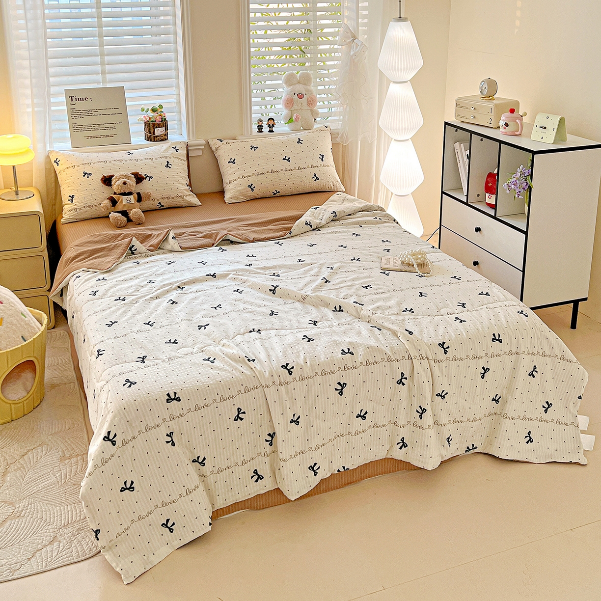 91家纺网 家纺一手货源 找家纺 （总）王朝国际 2026新款A类彩竺棉印花夏被四件套