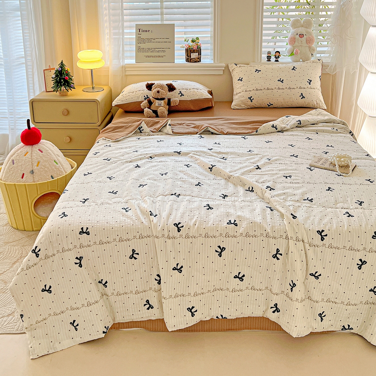 91家纺网 家纺一手货源 找家纺 （总）王朝国际 2026新款A类彩竺棉印花夏被四件套