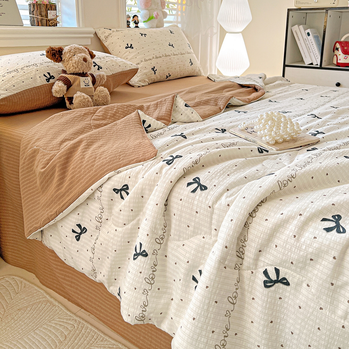 91家纺网 家纺一手货源 找家纺 （总）王朝国际 2026新款A类彩竺棉印花夏被四件套