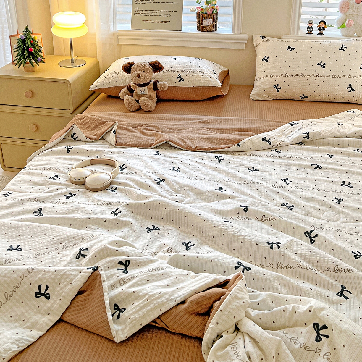 91家纺网 家纺一手货源 找家纺 （总）王朝国际 2026新款A类彩竺棉印花夏被四件套