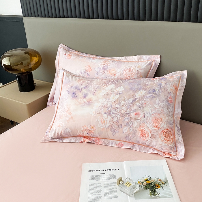 91家纺网 家纺一手货源 找家纺 （总）眷恋家纺  2026年新款春夏全棉铂金棉单枕套