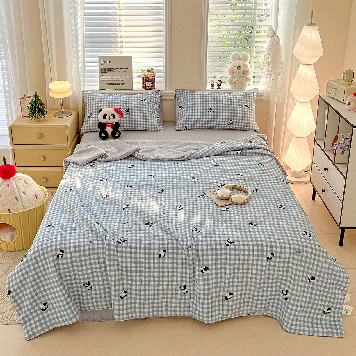 91家纺网 家纺一手货源 找家纺 （总）王朝国际 2026新款A类彩竺棉印花夏被四件套