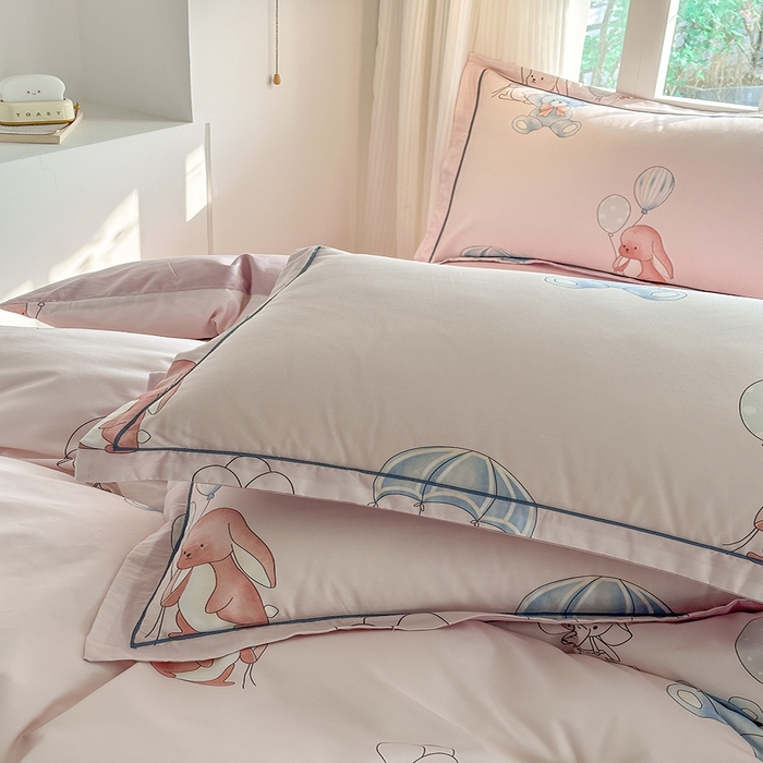 91家纺网 家纺一手货源 找家纺 （总）眷恋家纺  2026年新款春夏全棉铂金棉单枕套