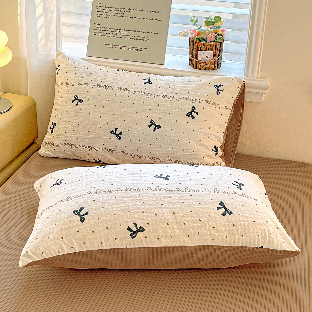 91家纺网 家纺一手货源 找家纺 王朝国际 2026新款A类彩竺棉印花夏被四件套 爱心蝶