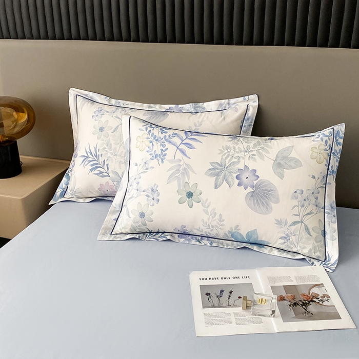 91家纺网 家纺一手货源 找家纺 （总）眷恋家纺  2026年新款春夏全棉铂金棉单枕套