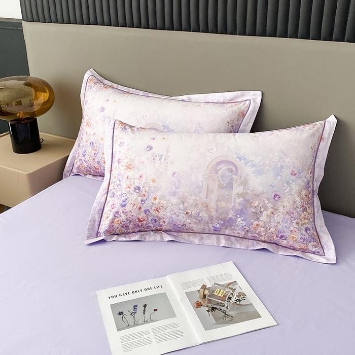 91家纺网 家纺一手货源 找家纺 （总）眷恋家纺  2026年新款春夏全棉铂金棉单枕套