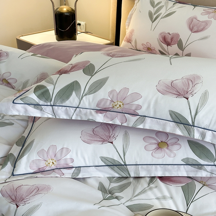 91家纺网 家纺一手货源 找家纺 （总）眷恋家纺  2026年新款春夏全棉铂金棉单枕套