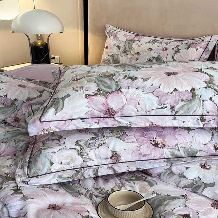 91家纺网 家纺一手货源 找家纺 （总）眷恋家纺  2026年新款春夏全棉铂金棉单枕套