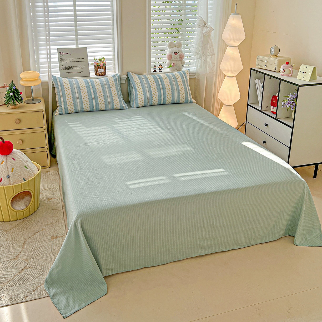 91家纺网 家纺一手货源 找家纺 王朝国际 2026新款A类彩竺棉印花夏被四件套 海洋之心